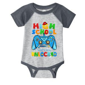 High School Level Unlocked Back To School High School Kid Infant Baby Jersey Bodysuit