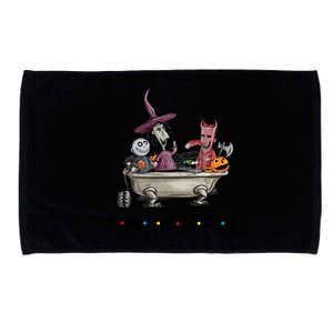 Halloween Scary Lock Shock Barrel Nightmare Christmas Pumpkin Microfiber Hand Towel