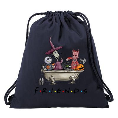 Halloween Scary Lock Shock Barrel Nightmare Christmas Pumpkin Drawstring Bag