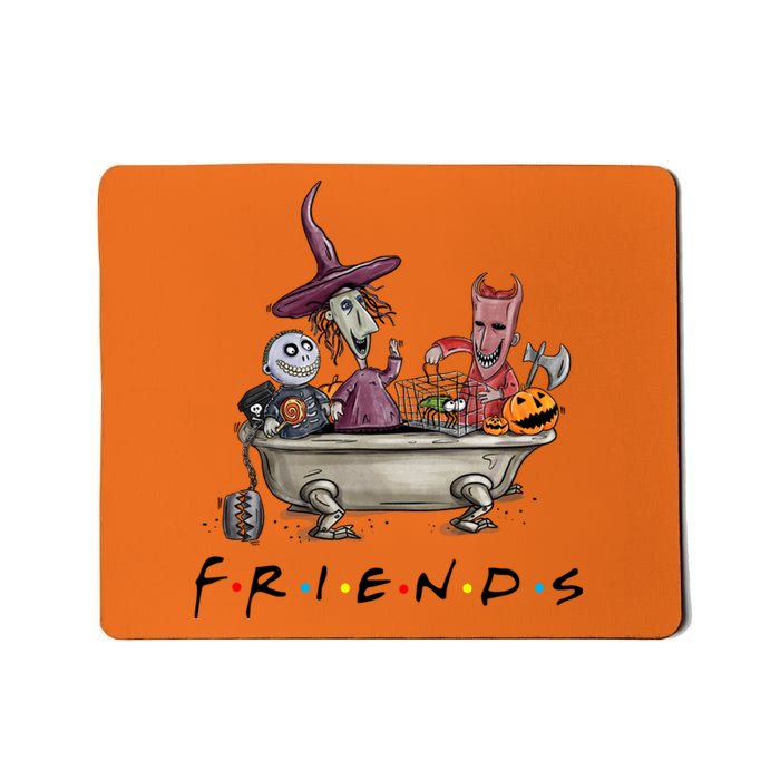 Halloween Scary Lock Shock Barrel Nightmare Christmas Pumpkin Mousepad