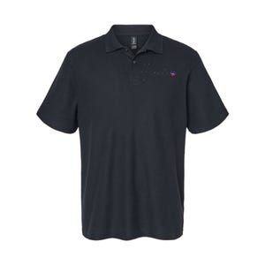 Haiti Simple Love Haitian Flag Heart On Haiti Softstyle Adult Sport Polo