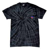 Haiti Simple Love Haitian Flag Heart On Haiti Tie-Dye T-Shirt