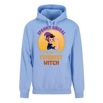 Halloween Spooky Liberal Feminist Witch Pro Choice Feminist Gift Unisex Surf Hoodie