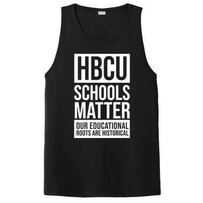 Hbcu Schools Matter Historically Black College Blue White Cute Gift PosiCharge Competitor Tank