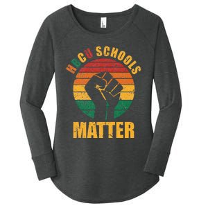 HBCU Schools Matter Historical Black College Women's Perfect Tri Tunic Long Sleeve Shirt