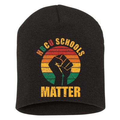 HBCU Schools Matter Historical Black College Short Acrylic Beanie