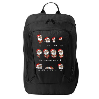 Hilarious Santa Math Teacher Gift for Christmas City Backpack