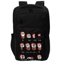 Hilarious Santa Math Teacher Gift for Christmas Impact Tech Backpack