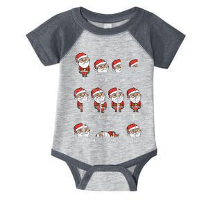 Hilarious Santa Math Teacher Gift for Christmas Infant Baby Jersey Bodysuit