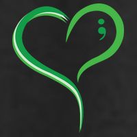 Heart Semicolon Mental Health Awareness Adult Drive Performance Visor