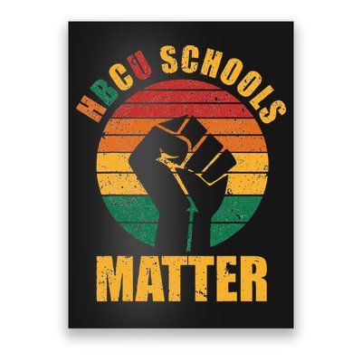 HBCU Schools Matter Historical Black College Poster