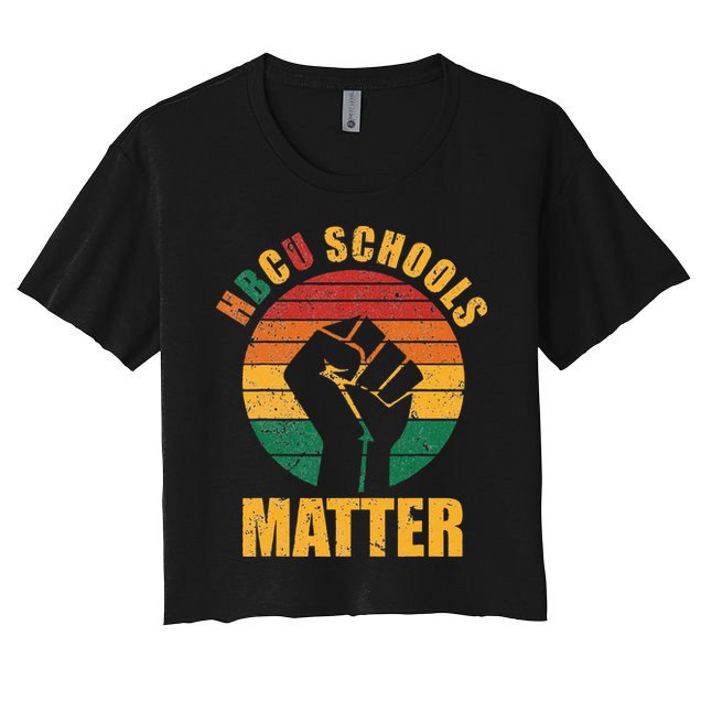 HBCU Schools Matter Historical Black College Crop Top