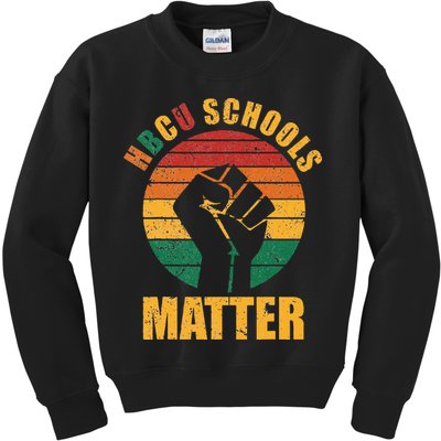 HBCU Schools Matter Historical Black College Kids Sweatshirt