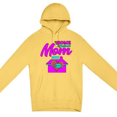 Home School Mom Mode On Gift 2020 Homeschooling Mom Teacher Cool Gift Premium Pullover Hoodie