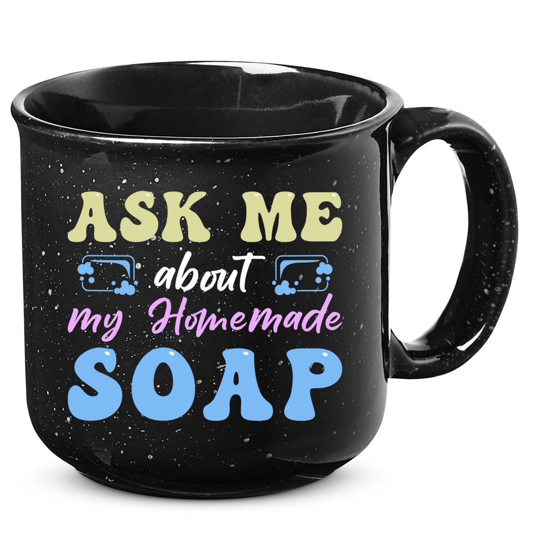 Homemade Soap Making Soap Maker Gift 15oz Campfire Ceramic Mug