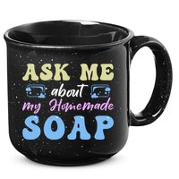 Homemade Soap Making Soap Maker Gift 15oz Campfire Ceramic Mug