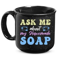Homemade Soap Making Soap Maker Gift 15oz Campfire Ceramic Mug