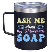 Homemade Soap Making Soap Maker Gift 12oz Stainless Steel Coffee Mug