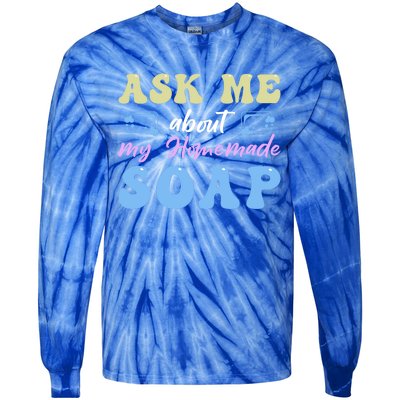 Homemade Soap Making Soap Maker Gift Tie-Dye Long Sleeve Shirt