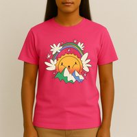 Happy Sun Mountain Rainbow T-Shirt