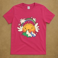 Happy Sun Mountain Rainbow T-Shirt
