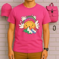 Happy Sun Mountain Rainbow T-Shirt