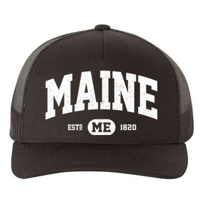 Home State Maine Established Yupoong Adult 5-Panel Trucker Hat