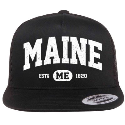 Home State Maine Established Flat Bill Trucker Hat