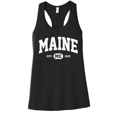 Home State Maine Established Women's Racerback Tank