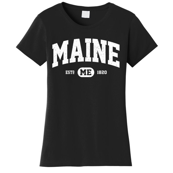 Home State Maine Established Women's T-Shirt