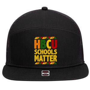 HBCU School Matter 7 Panel Mesh Trucker Snapback Hat