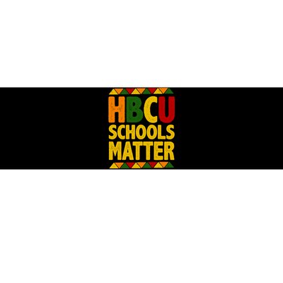 HBCU School Matter Bumper Sticker