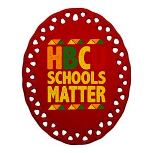 HBCU School Matter Ceramic Oval Ornament