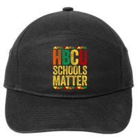 HBCU Schools Matter  Historical Black College Alumni  7-Panel Snapback Hat