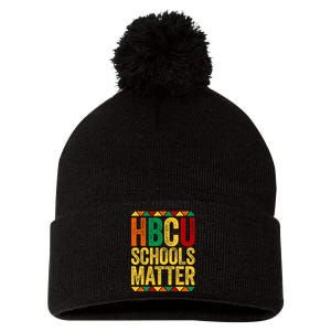 HBCU Schools Matter  Historical Black College Alumni  Pom Pom 12in Knit Beanie