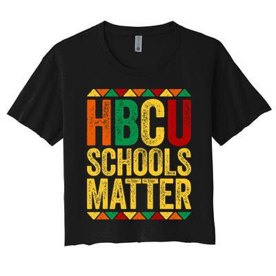 HBCU Schools Matter  Historical Black College Alumni  Crop Top