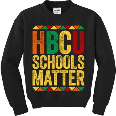 HBCU Schools Matter  Historical Black College Alumni  Kids Sweatshirt