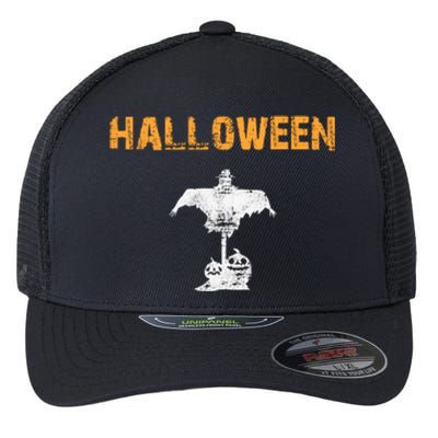 Halloween | Straw Man Bird Chaser Flexfit Unipanel Trucker Cap