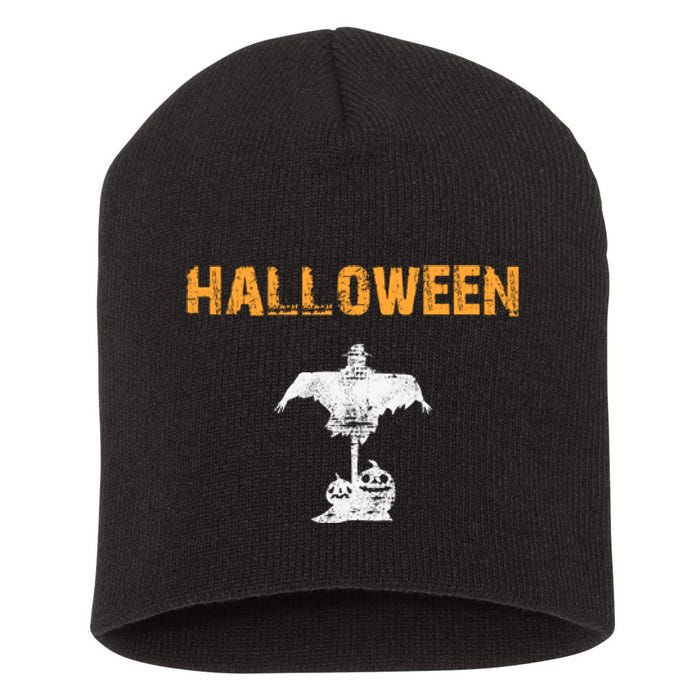 Halloween | Straw Man Bird Chaser Short Acrylic Beanie