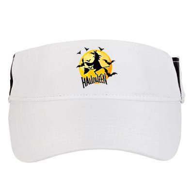 Halloween Spooky Moon Flying Witch Adult Drive Performance Visor