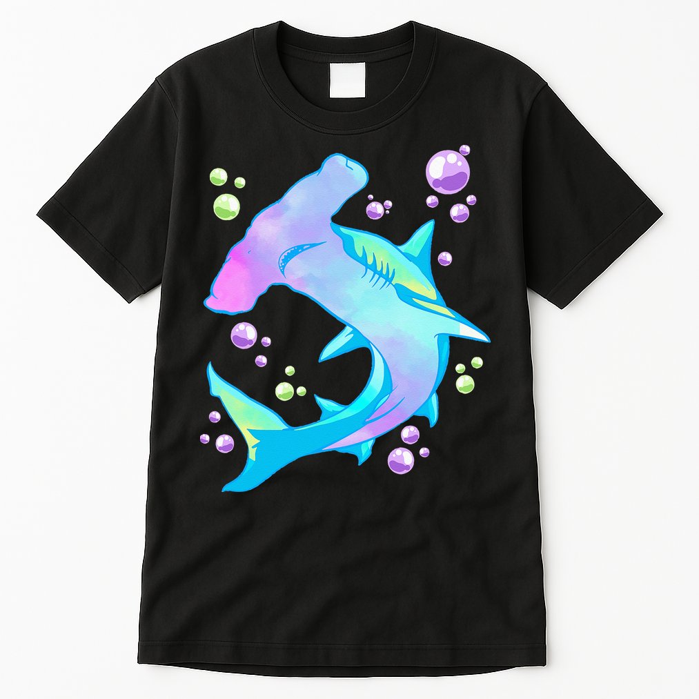 Hammerhead Shark Marine Life Gift Tall T-Shirt