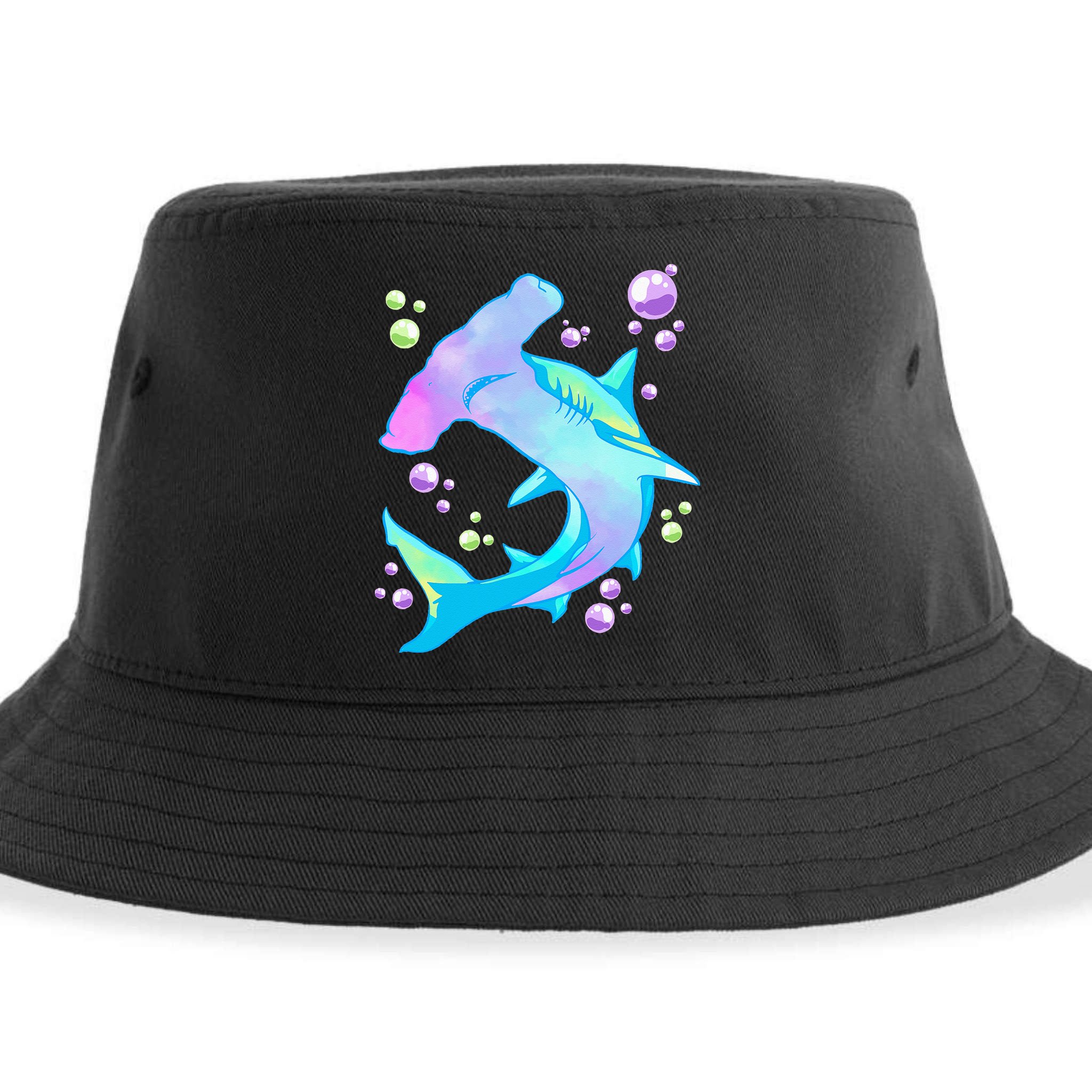 Hammerhead Shark Marine Life Gift Sustainable Bucket Hat