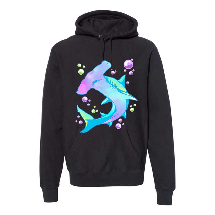 Hammerhead Shark Marine Life Gift Premium Hoodie