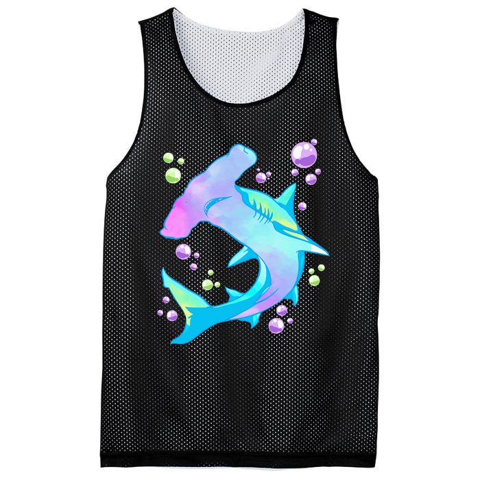 Hammerhead Shark Marine Life Gift Mesh Reversible Basketball Jersey Tank