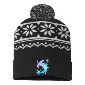 Hammerhead Shark Marine Life Gift USA-Made Snowflake Beanie