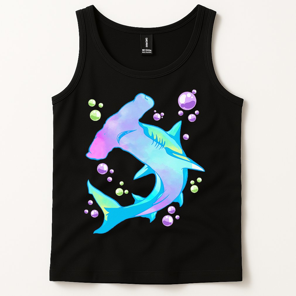 Hammerhead Shark Marine Life Gift Tank Top