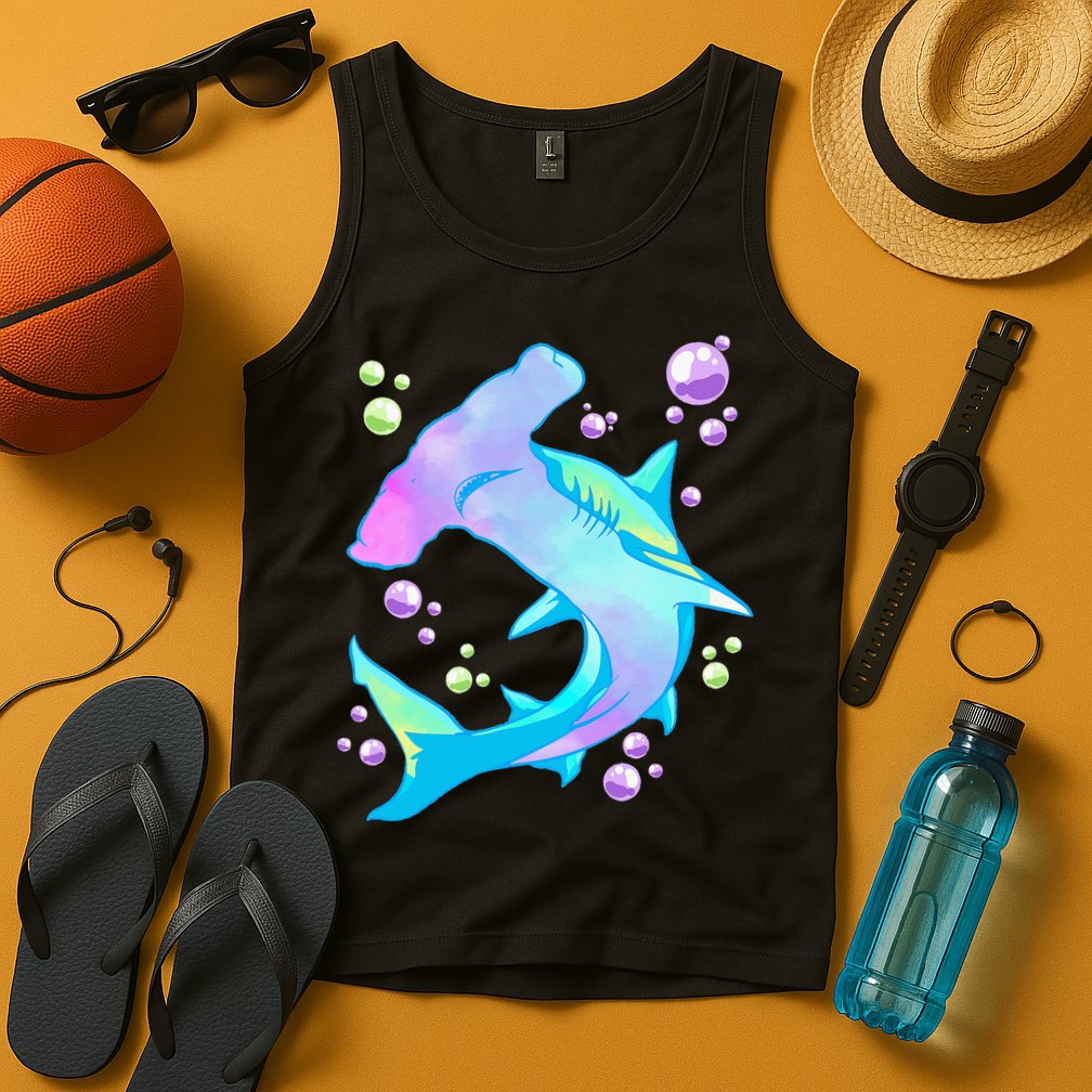 Hammerhead Shark Marine Life Gift Tank Top