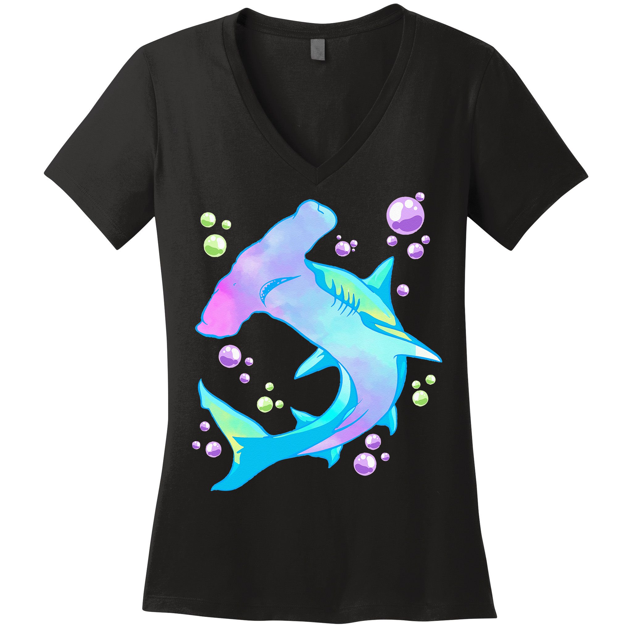 Hammerhead Shark Marine Life Gift Women's V-Neck T-Shirt