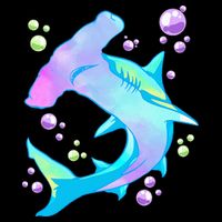 Hammerhead Shark Marine Life Gift Women's V-Neck T-Shirt
