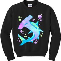 Hammerhead Shark Marine Life Gift Kids Sweatshirt